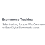 MonsterInsights eCommerce Tracking Addon