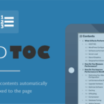 Fixed TOC Table of Contents Plugin