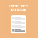 EventOn Events Lists Extended Addon